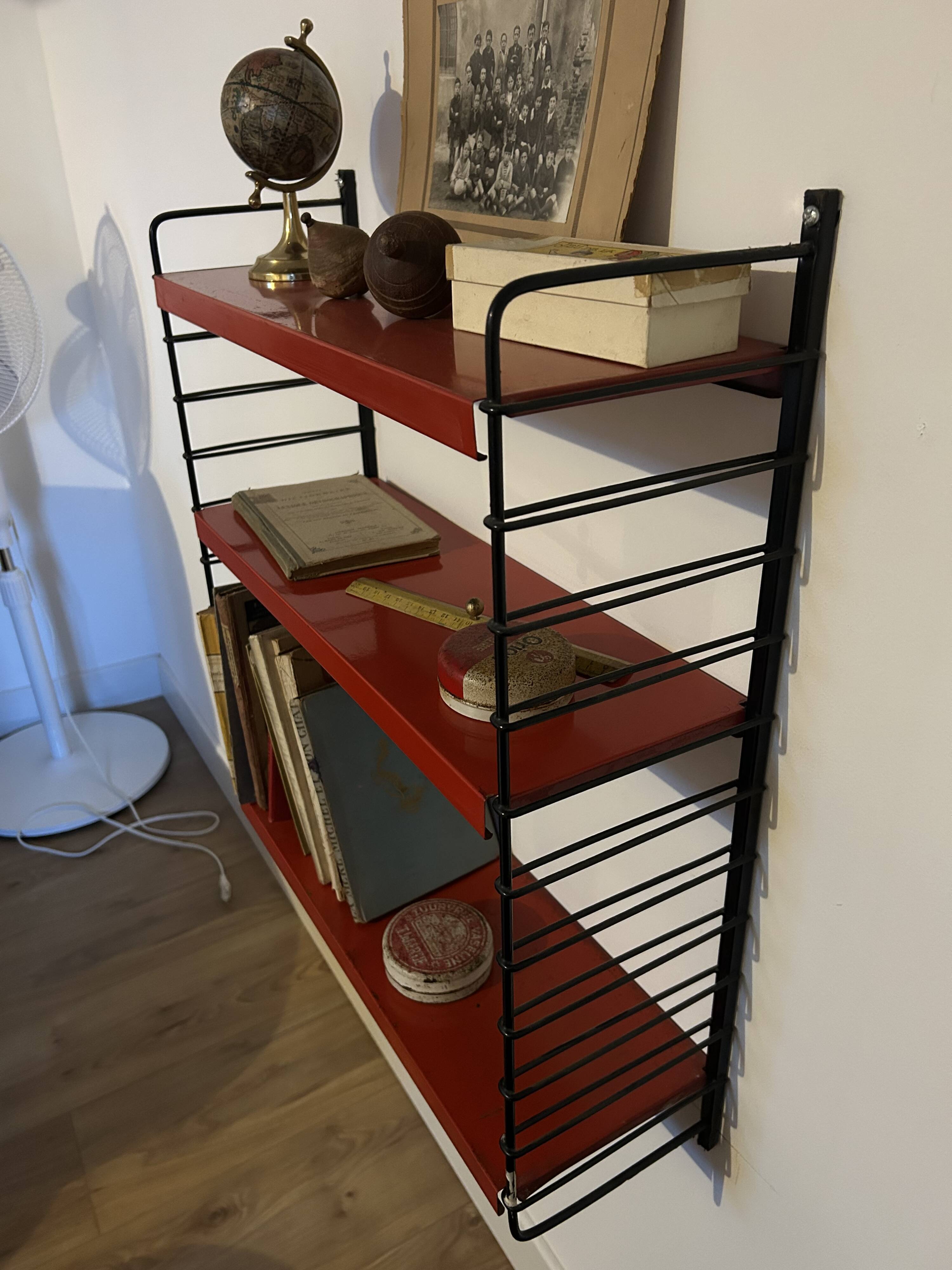 Vintage Nordic wall shelf