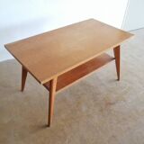 Table basse vintage en chêne