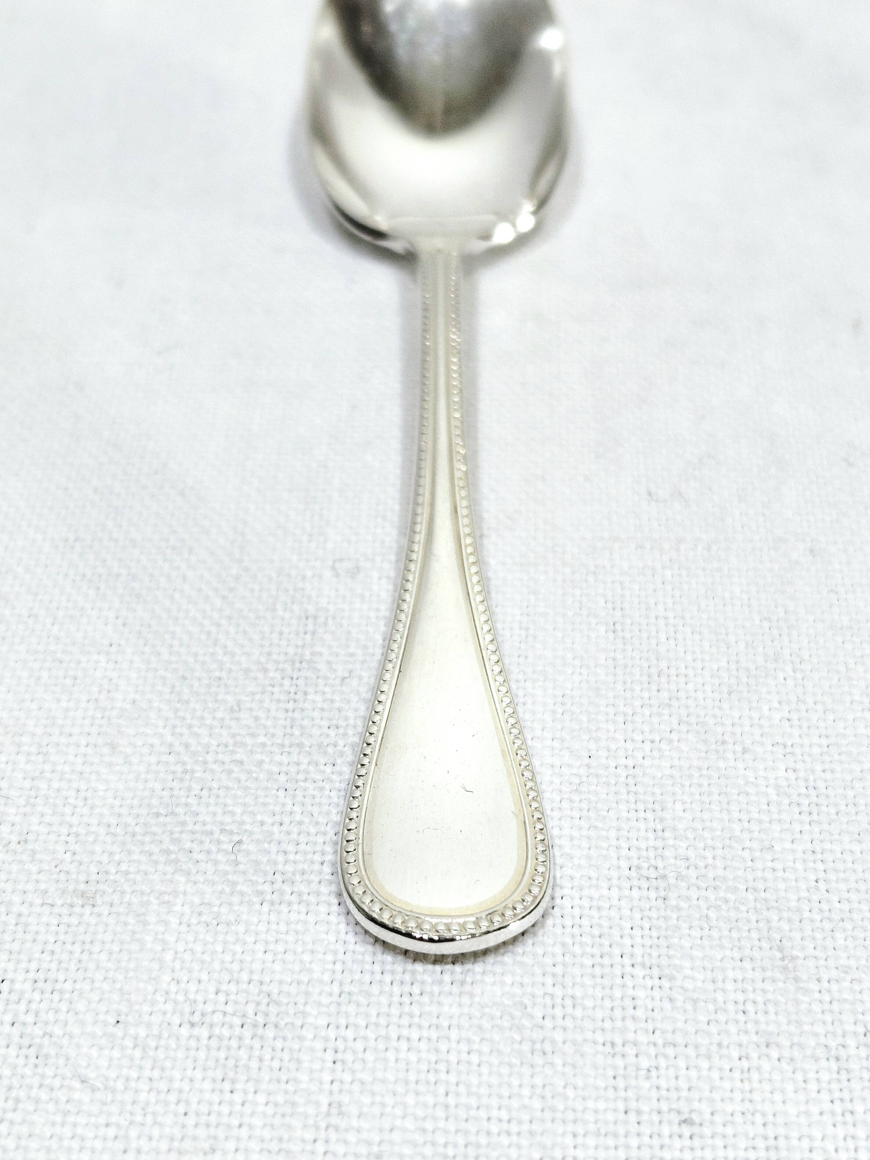 Christofle - 12 Moka spoons Pearls