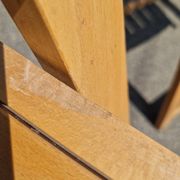 4 chaises pliantes par Aldo Jacober