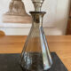 Amber glass decanter