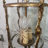 Ancient bronze chandelier
