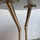 Sculptural table Traccia Merret Oppenheim silver edition Cassina