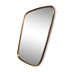 Mirror freeform asymmetrical modernist 50 60 s 58x40cm