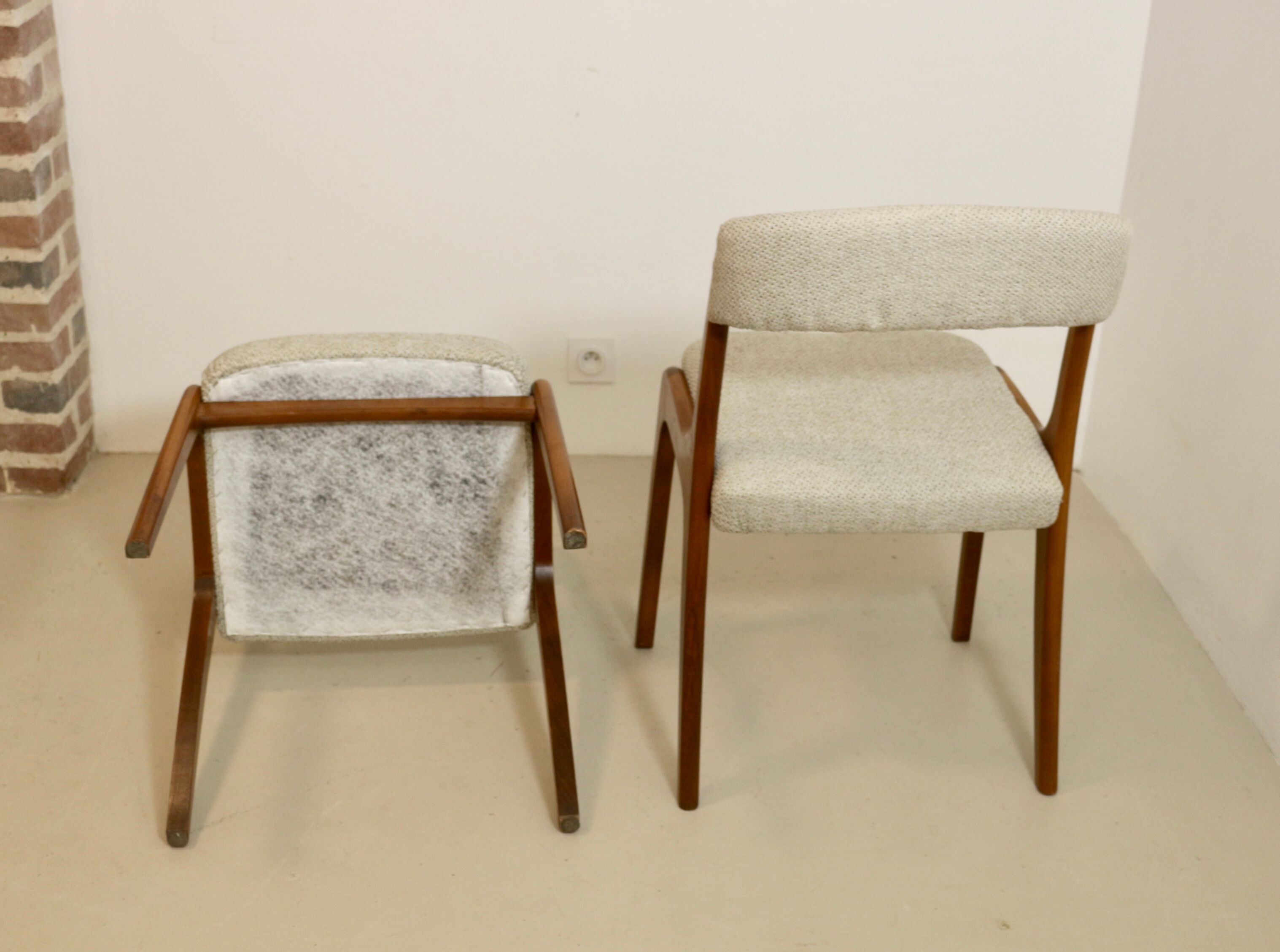 Pair of chairs gondola Baumann year 60