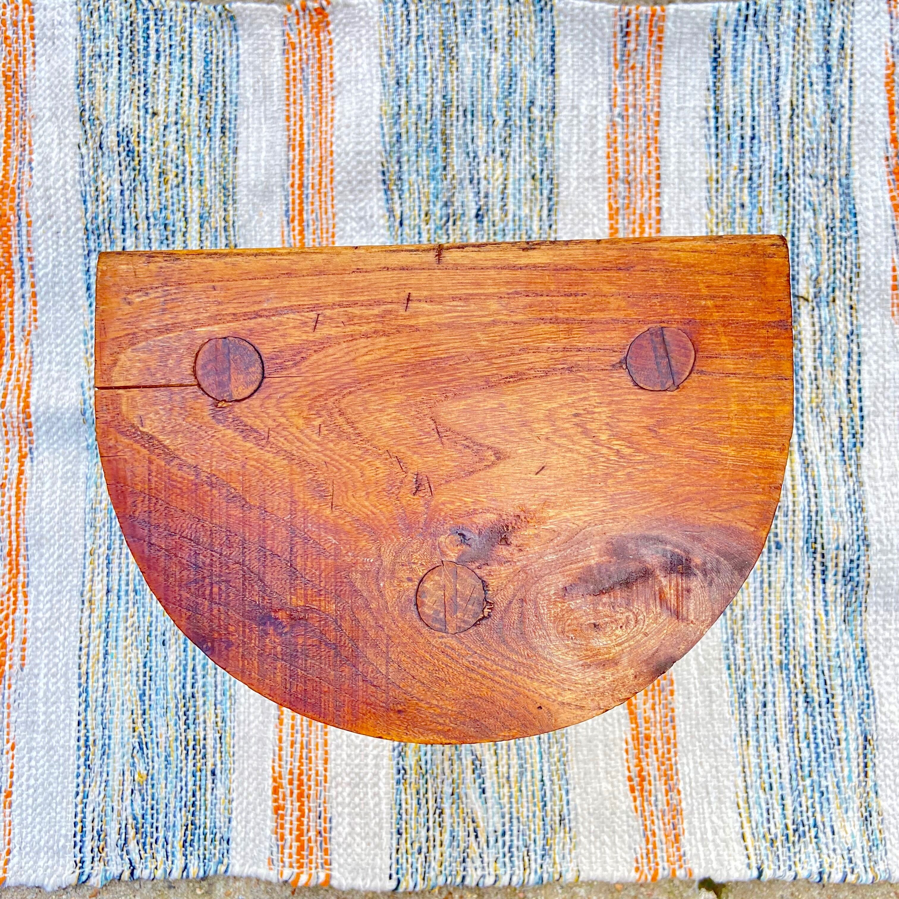 Brutalist tripod stool