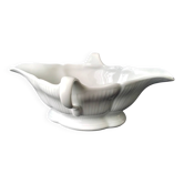 White porcelain sauce boat Pillivuyt