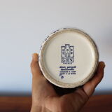 Faience vase from Gien cashmere decoration