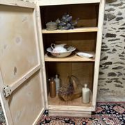 Petite armoire une porte art déco patinée