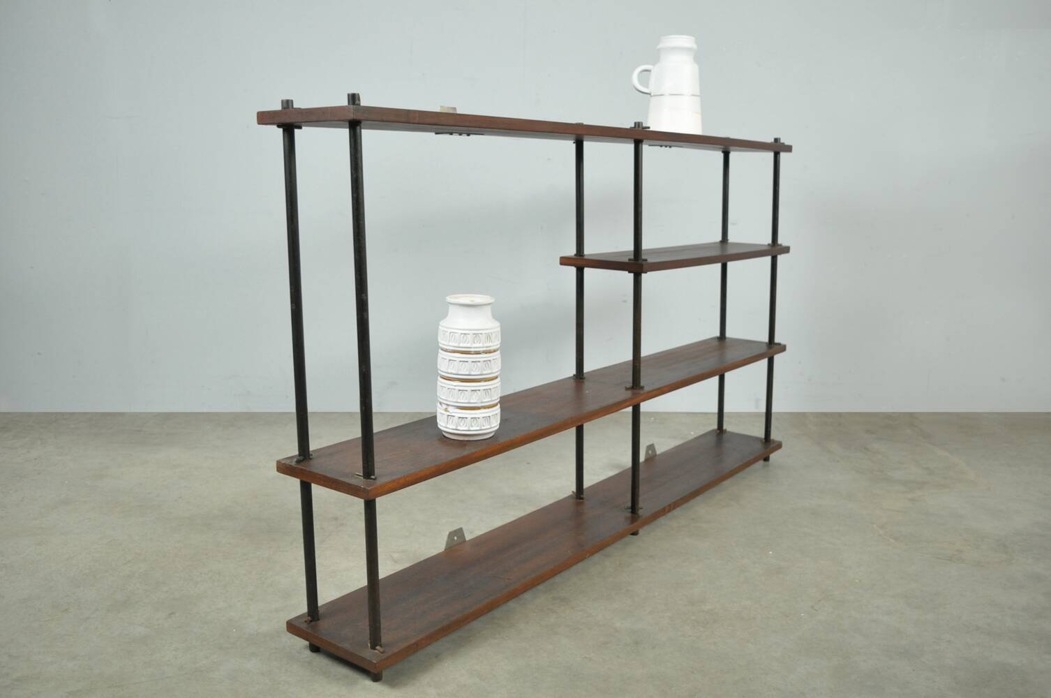 Étagère murale en bois vintage, Pays-Bas 1970