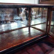 Vitrine / bibliothèque d'appui époque Art Déco en palissandre et bois