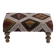 Turkish Handwoven Kilim Tribal Footstool Pouf