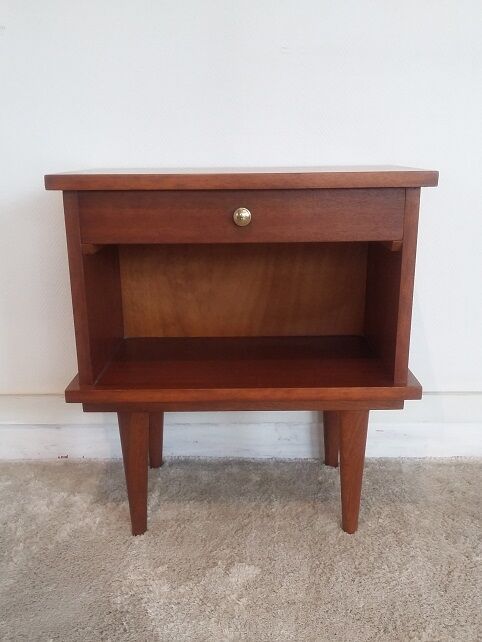 Vintage teak bedside