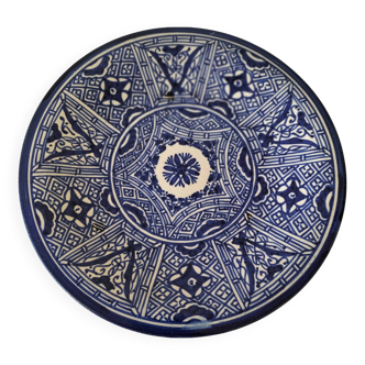 Moroccan glazed earthenware bowl