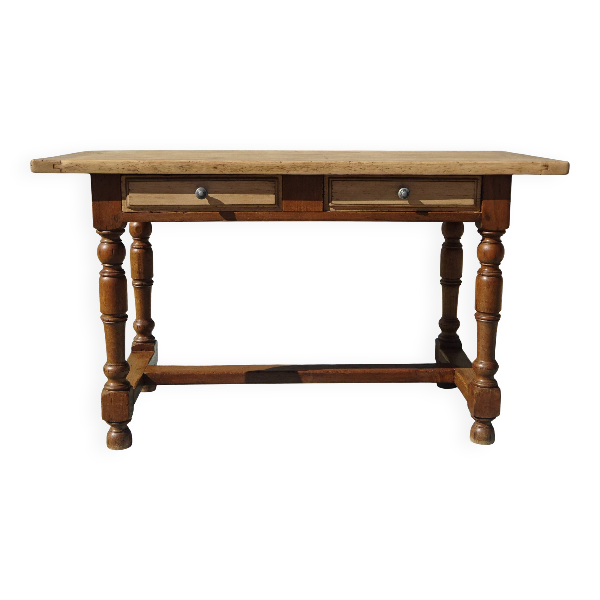 Table bureau en chêne masssif