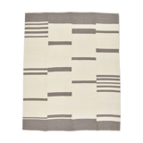 Beige & Gray Ethnic Kilim Rug, 225x276Cm