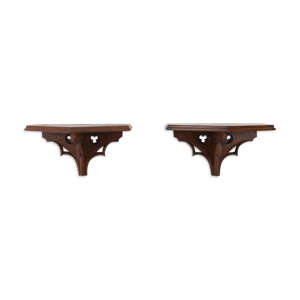 Ensemble de deux consoles d’église
