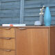 Enfilade anglaise en teck par Sutcliffe