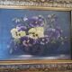 Ancien tableau avec des fleurs