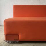 Ensemble Chauffeuse et Pouf "Plastics" - Design Piero Lissoni pour Kartell