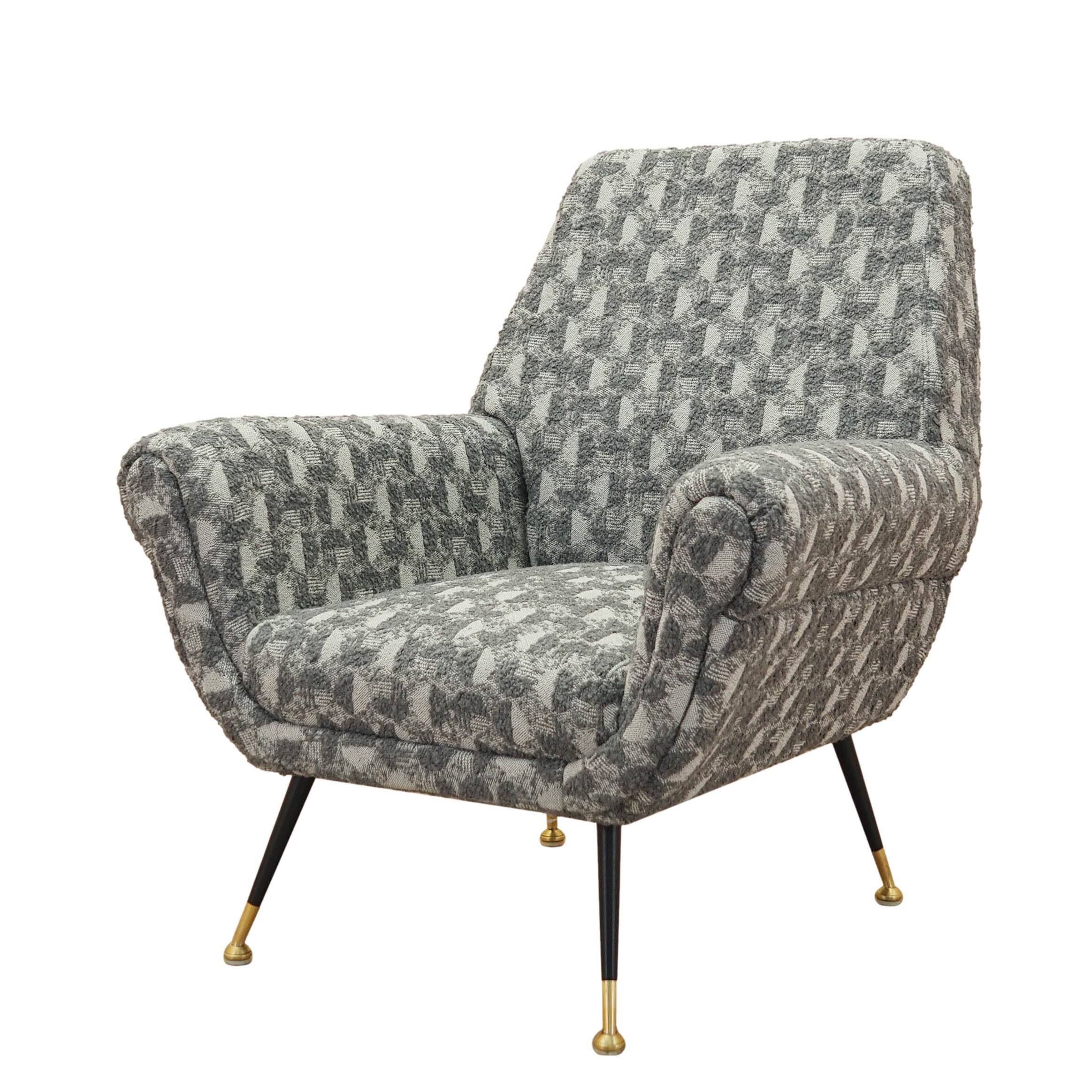 Lounge armchair, Italian design, 1970s, made in Italy