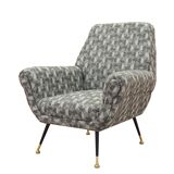 Lounge armchair, Italian design, 1970s, made in Italy