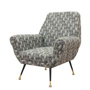 Lounge armchair, Italian design, 1970s, made in Italy