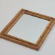 Vintage Mid Century Wandspiegel Bambus Boho 70s