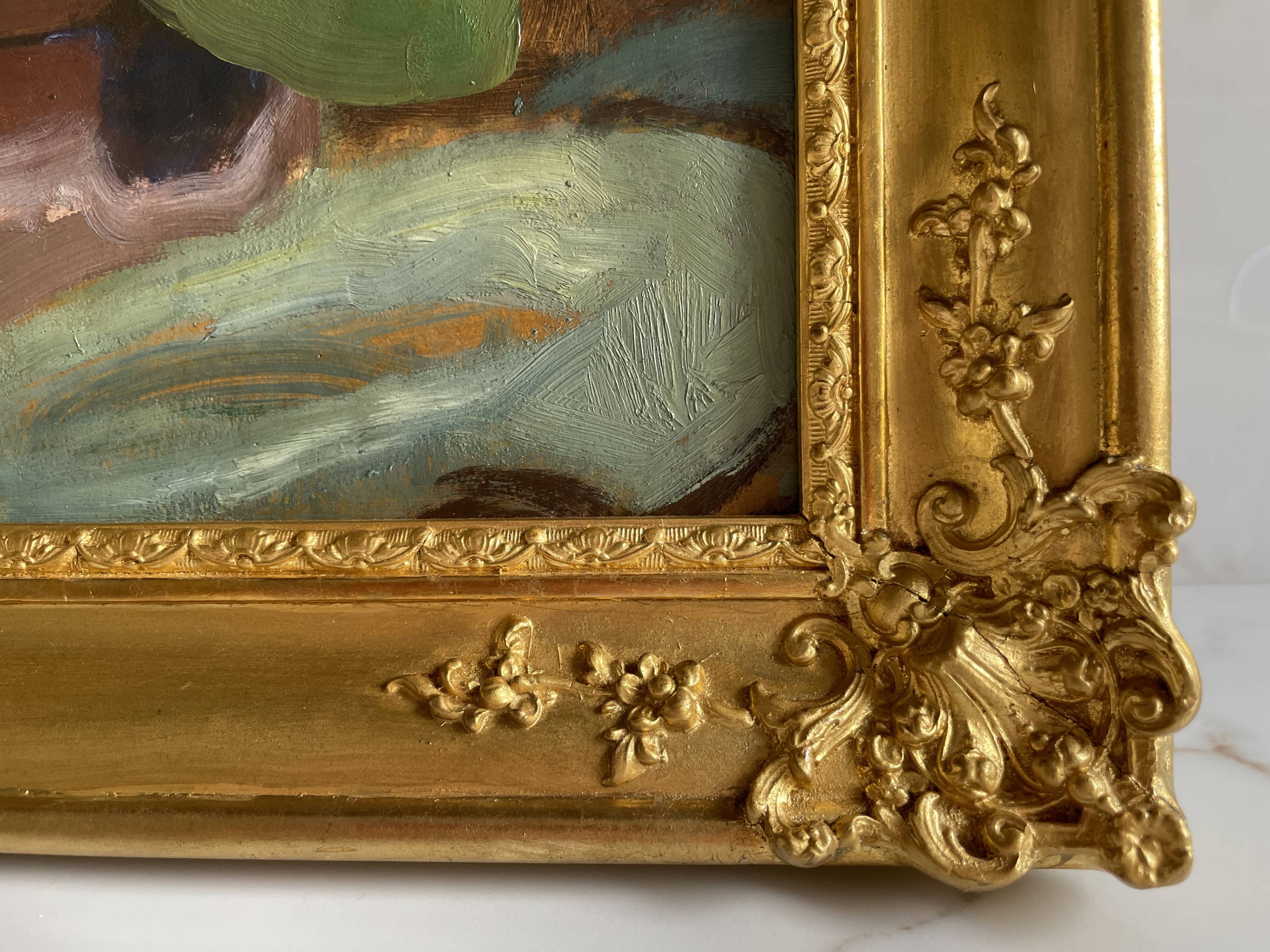 Still life with cyclamens