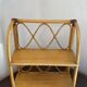 Rattan wall shelf
