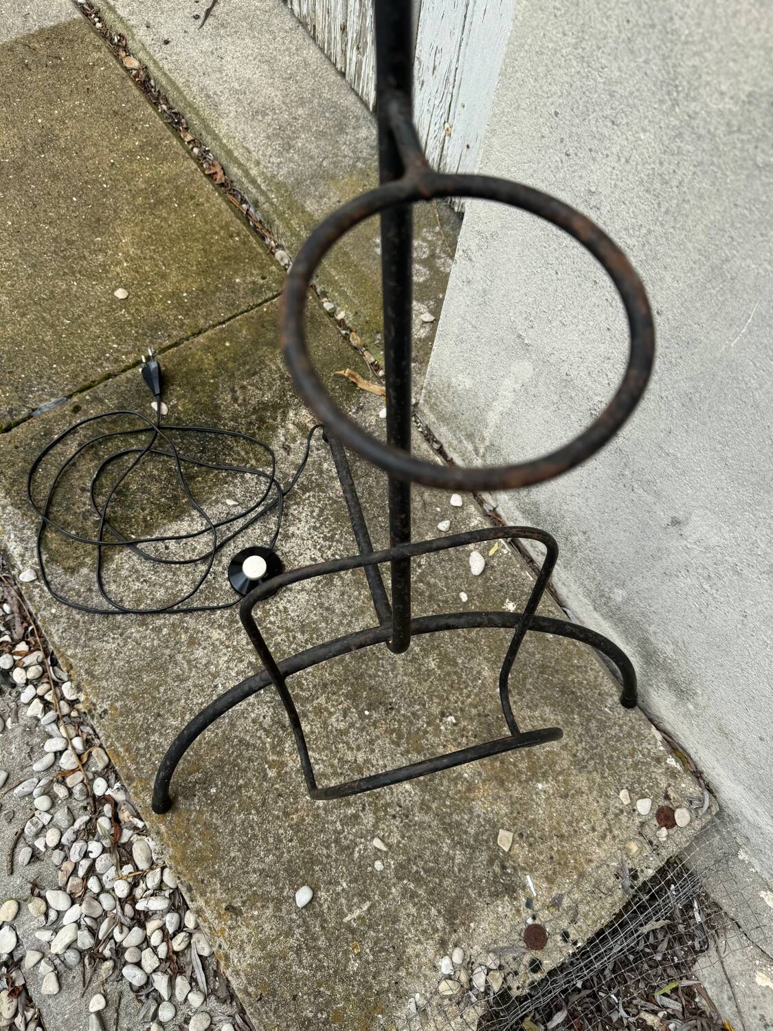 1950s tripod floor lamp