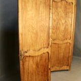 4 Vantaux Screen In Merisier Style Louis XV double-sided