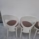 Serie de 4 chaises Baumann modèle Mouette vintage 1950s