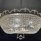 Italian Crystal Beaded Chandelier, 1960s