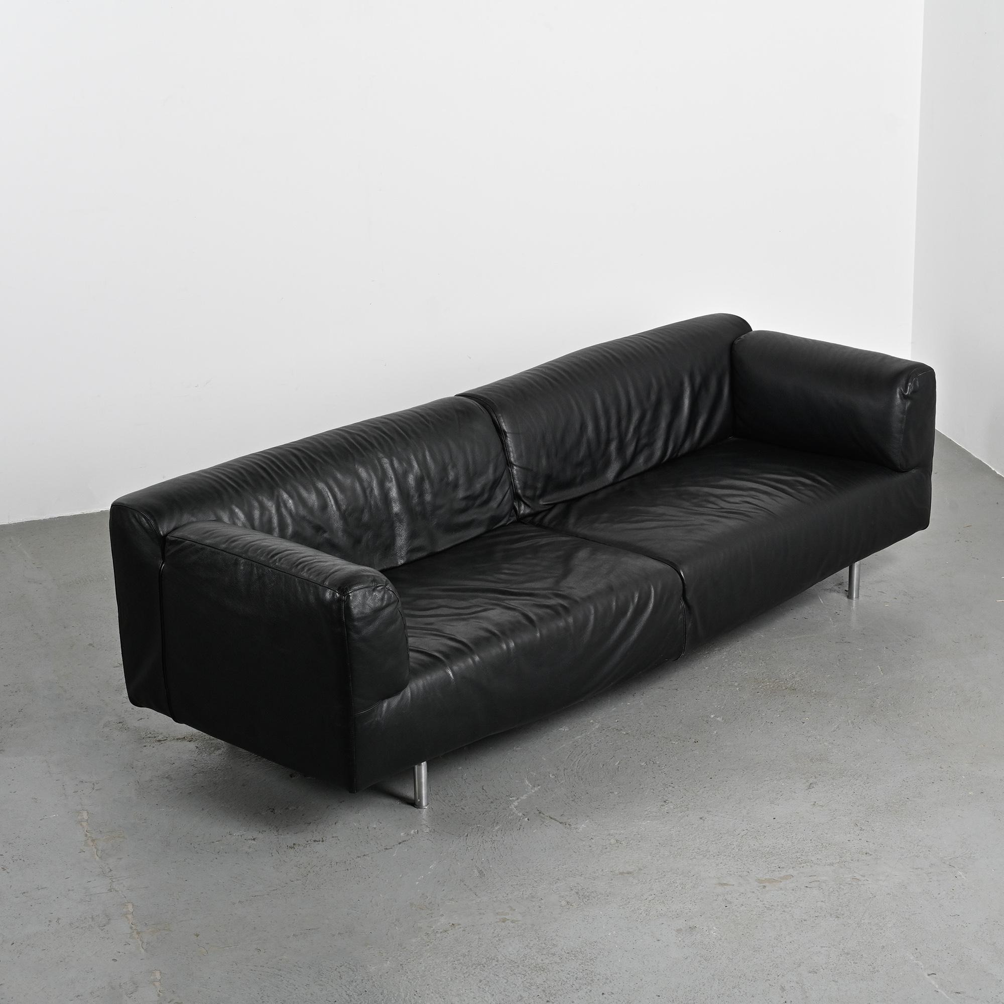 Three-seater sofa by Piero Lissoni, model Met, Cassina, circa 1996.