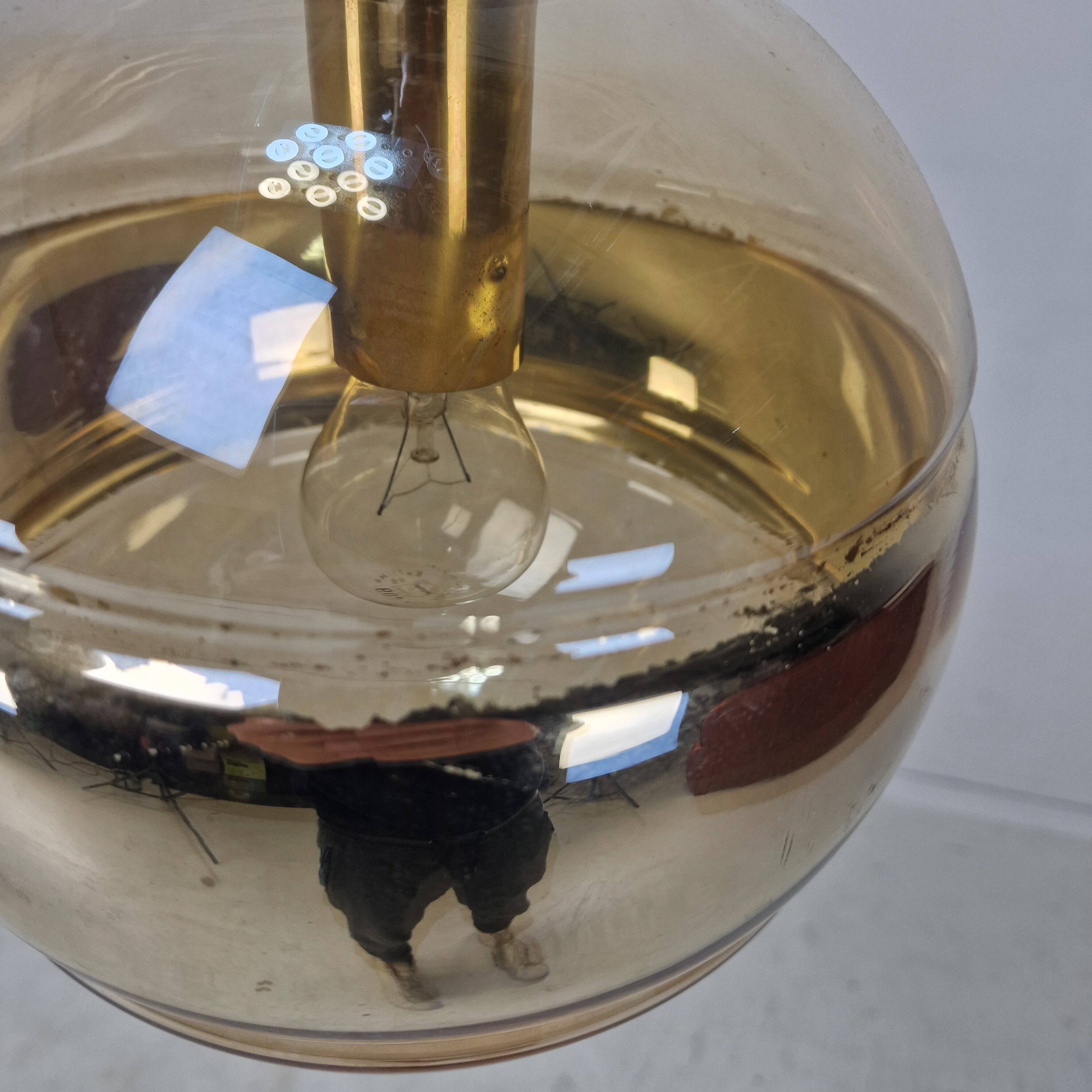 Elegant Mid-Century Modern Pendant by Peill & Putzler, Germany 1970's