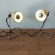 Paire de lampes de chevets orientables 1970.