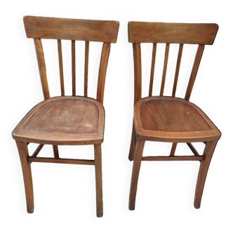 2 chaises bistrot luterma
