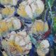 Oil Painting Modern Bouquet of Flowers Signed 61 x 50 cms