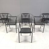 Chaises de salle à manger italiennes postmodernes par Lexis, années 1990