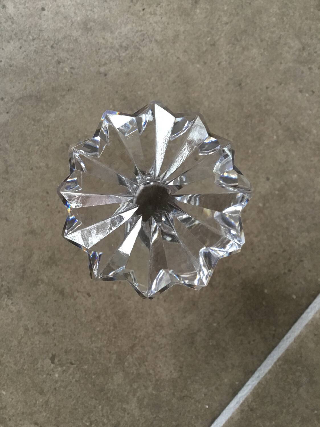 Lorraine crystal carafe