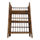 Folding bamboo shelf, 1960, Italy