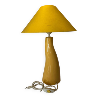 Ceramic table lamp and decorative pot 1980