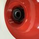Castiglioni red metal "Light Ball" wall or ceiling lamp for Flos, Italy 1970s
