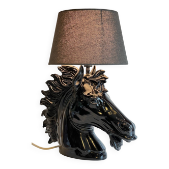 Lampe cheval années 80 par Codico Strasbourg