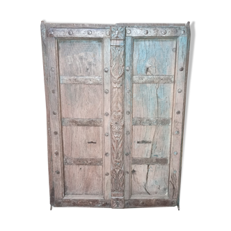 Old wooden door