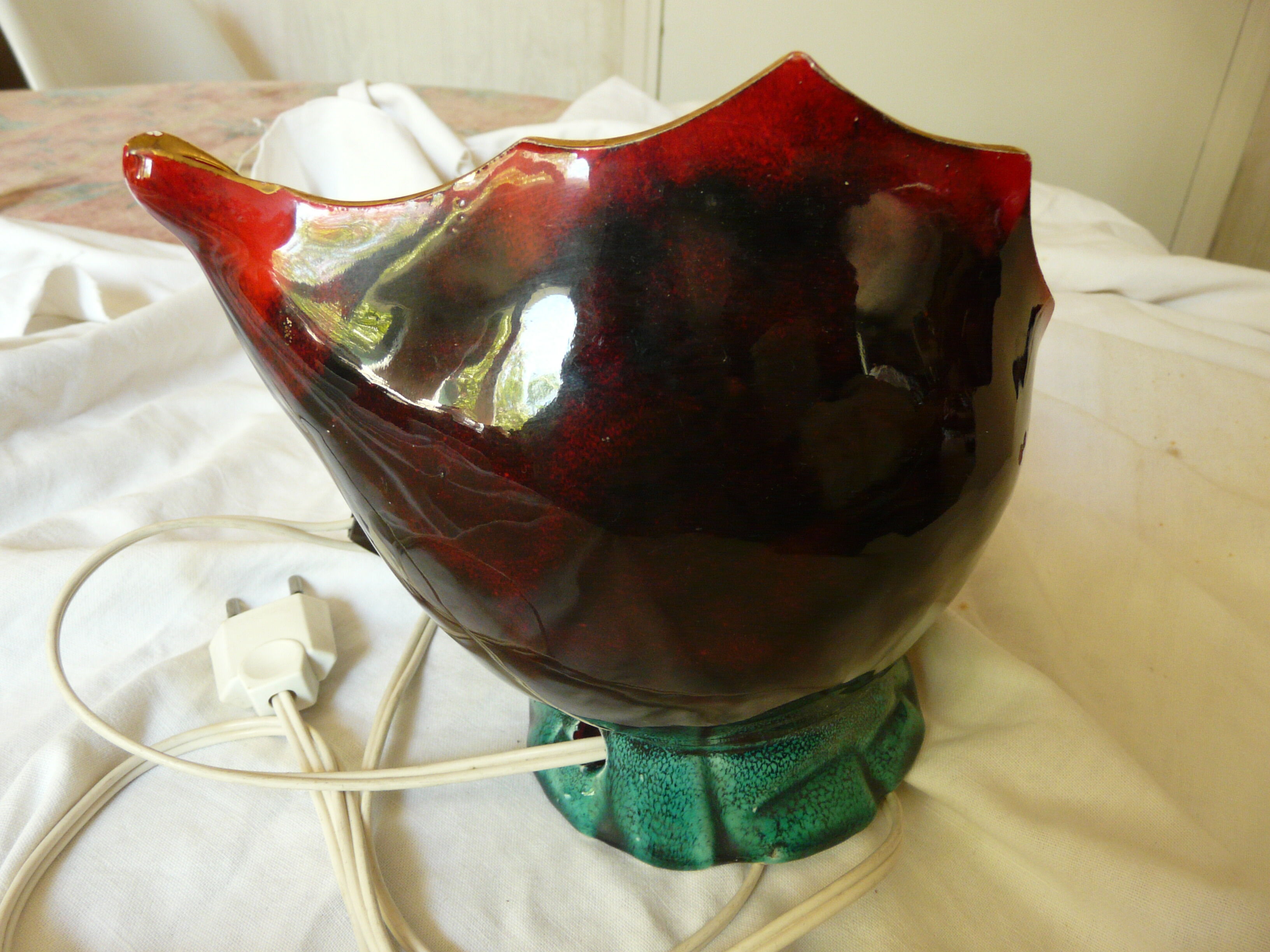 Vintage Vallauris lamp 60s 70s