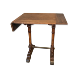 Old wooden bistro table
