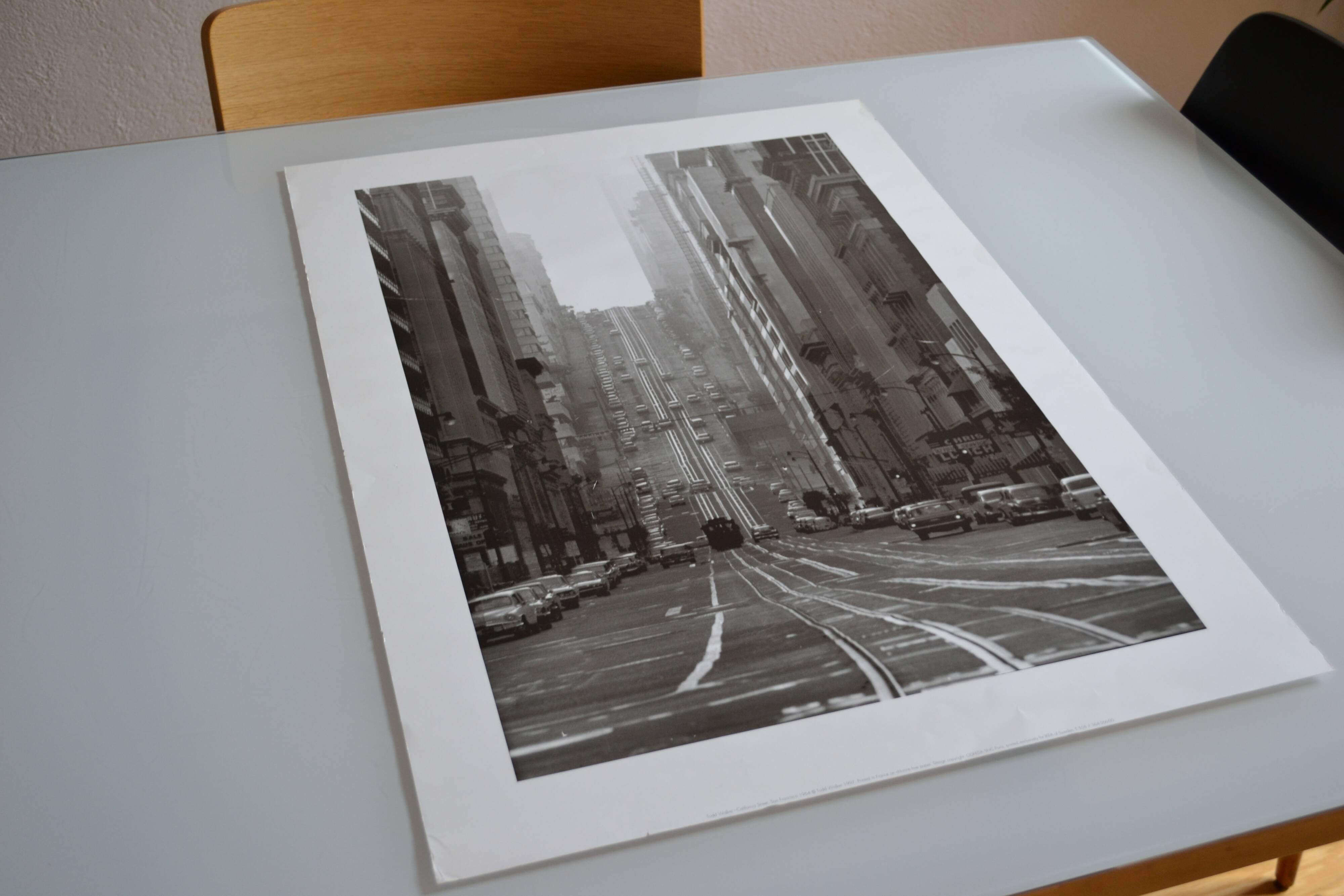 Todd Walker - California street San Francisco 1964 poster art print Ikea 1997