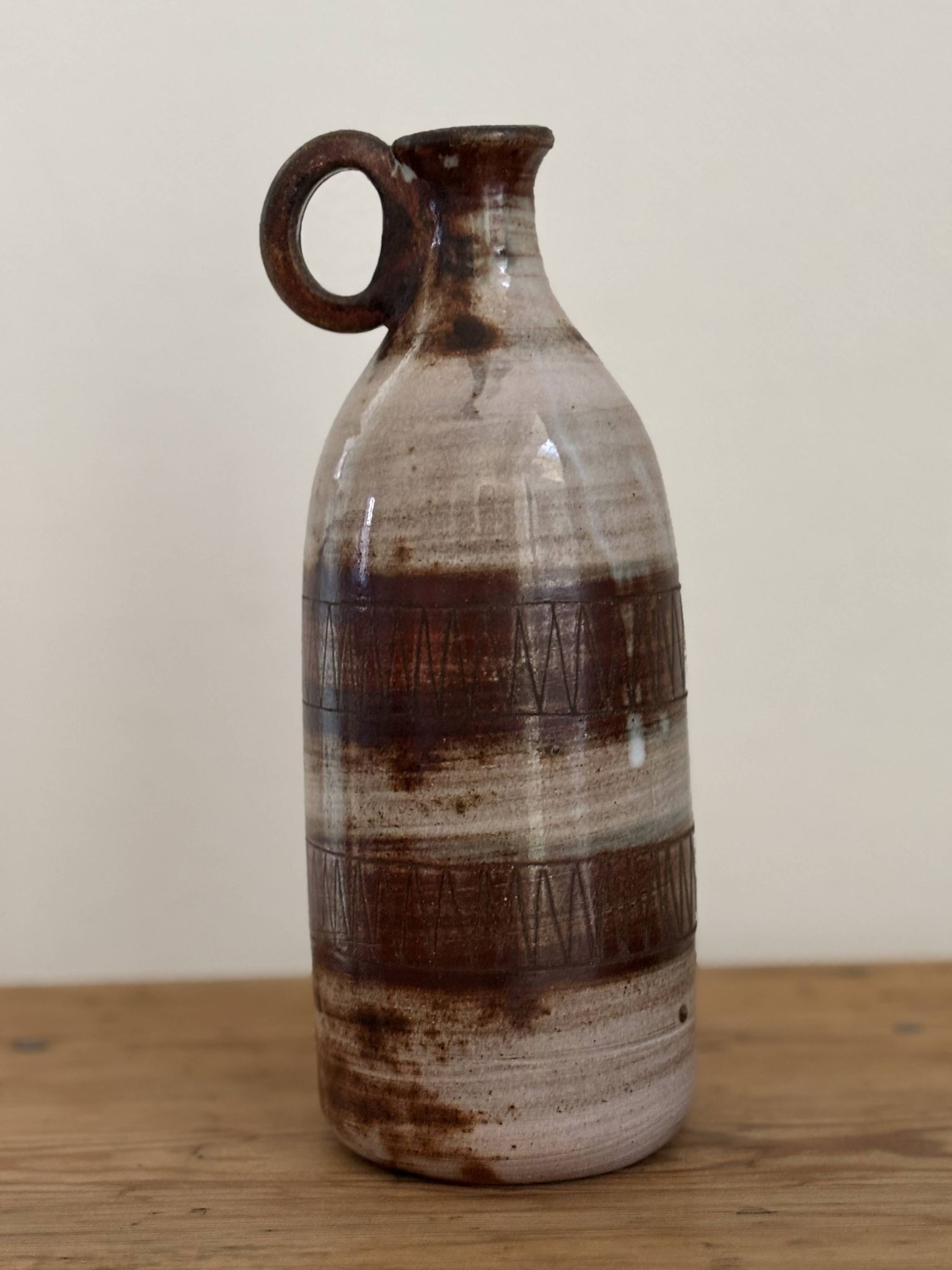 Bouteille en grès Jacques POUCHAIN - Atelier du potier